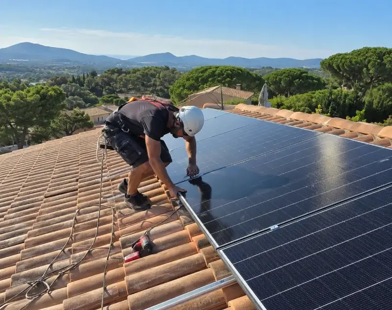 Installateur panneaux solaires Saint-Geniès-des-Mourgues — pose photovoltaïque sur toiture