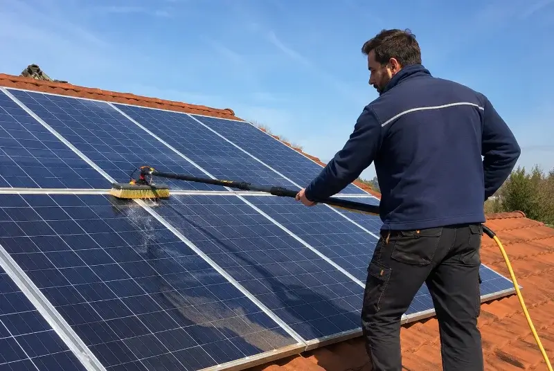 Nettoyage et entretien de panneaux solaires à Saint-Geniès-des-Mourgues